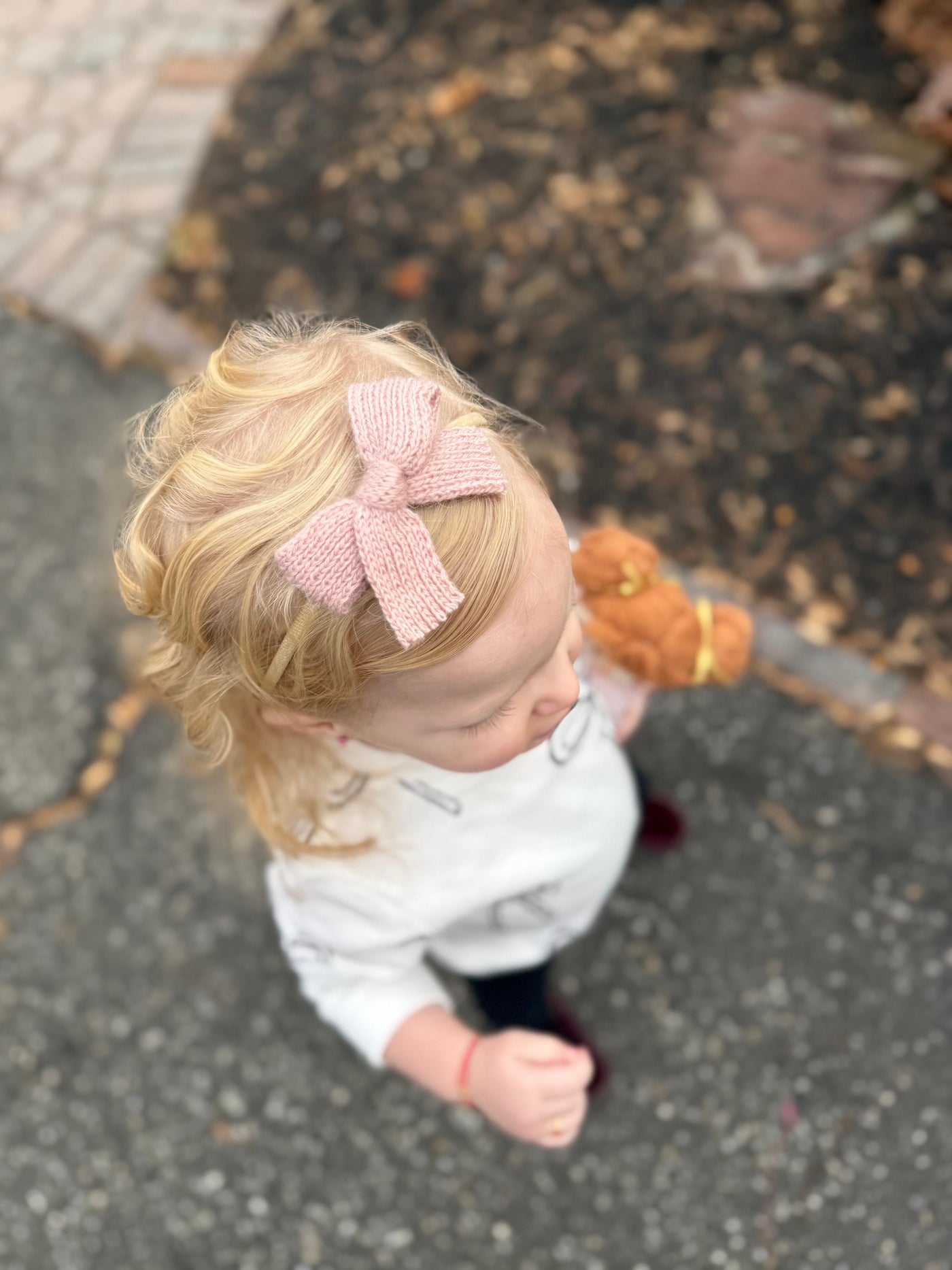 Mauve Bow Headband