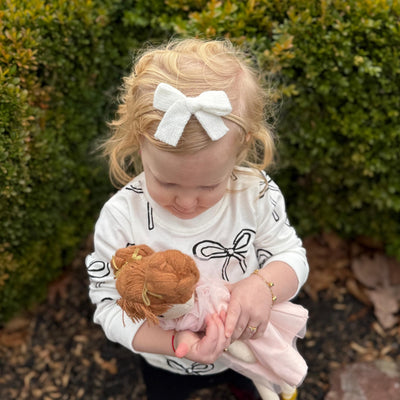 White Bow Headband