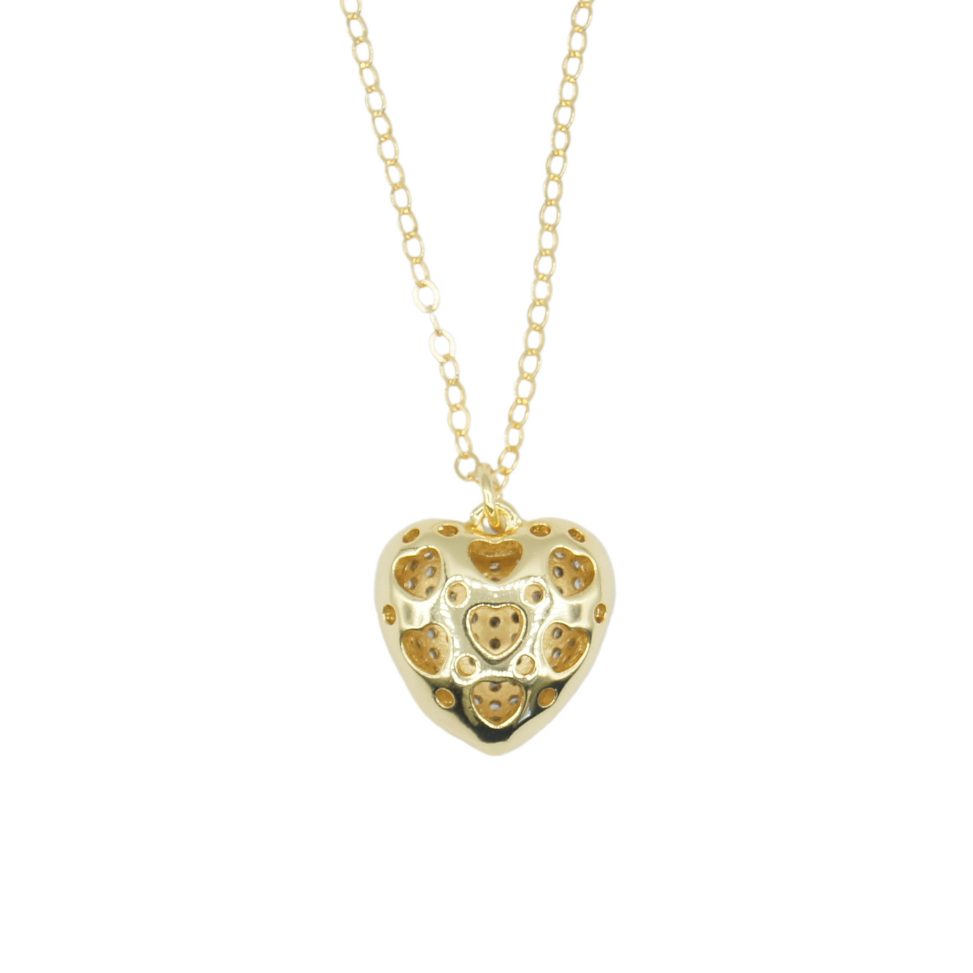 Reversible Heart Necklace