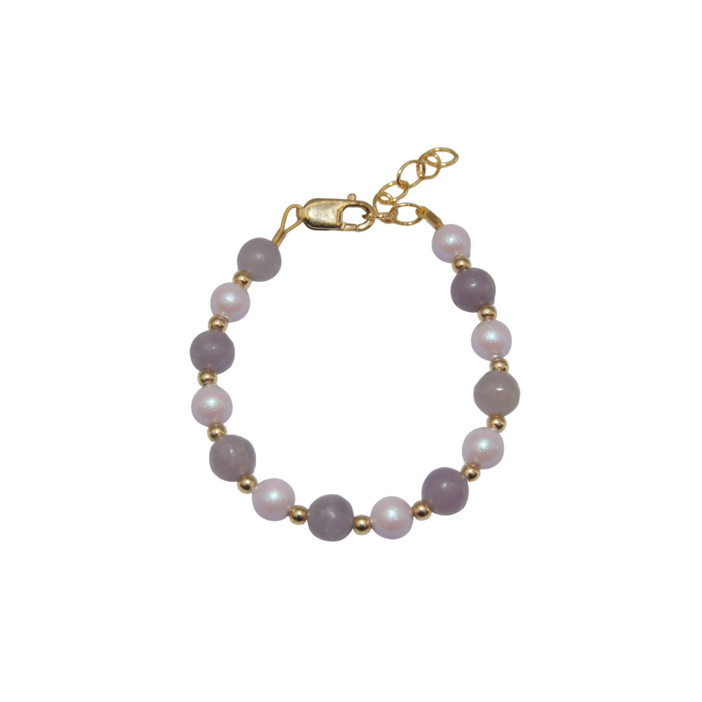 #G144- Two Tone Lavender Bracelet